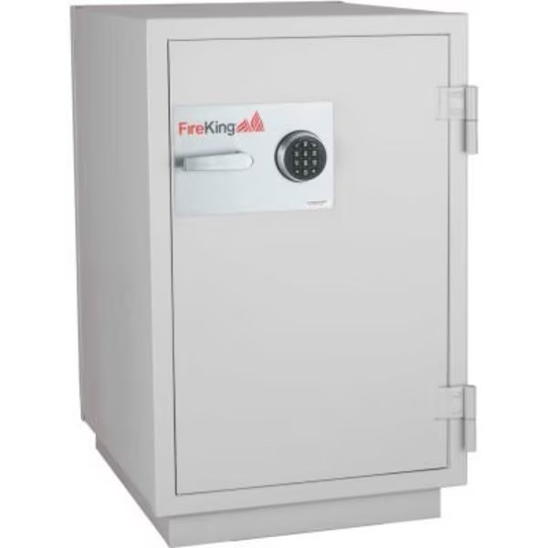 FireKingÂ Data Safe DM2520-3, 3-Hour Fire/Impact Rating 32-1/16 x 31 x 40-1/4 Platinum Finish, Fire King, Mfr#: DM2520-3PL